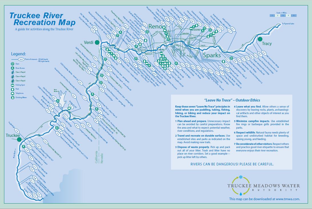 Truckee River Recreation Map - Learn about everything there is to see ...