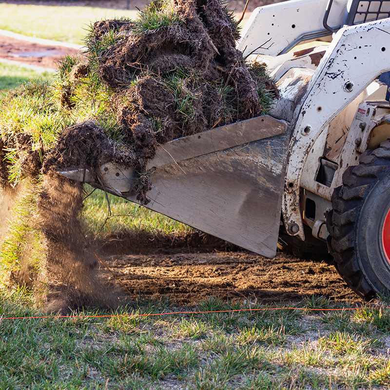 Turf removal machine hot sale