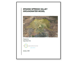 2020 Spanish Springs Valley Model Report