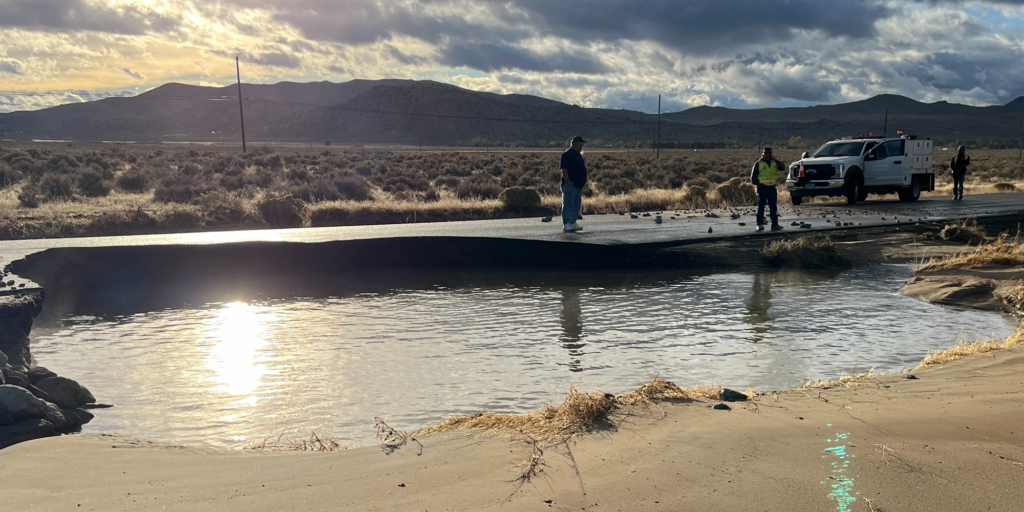 WATER MAIN BREAK IN LEMMON VALLEY