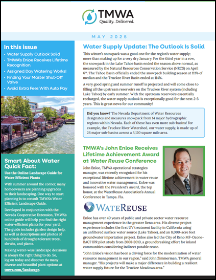 TMWA's Quality. Delivered. Newsletter
