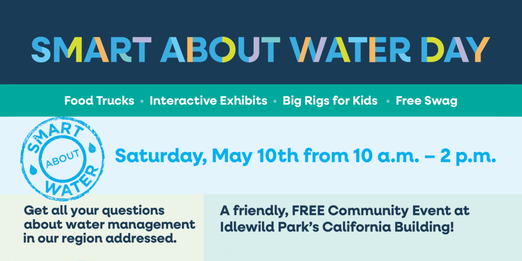 Smart About Water Day promo banner.