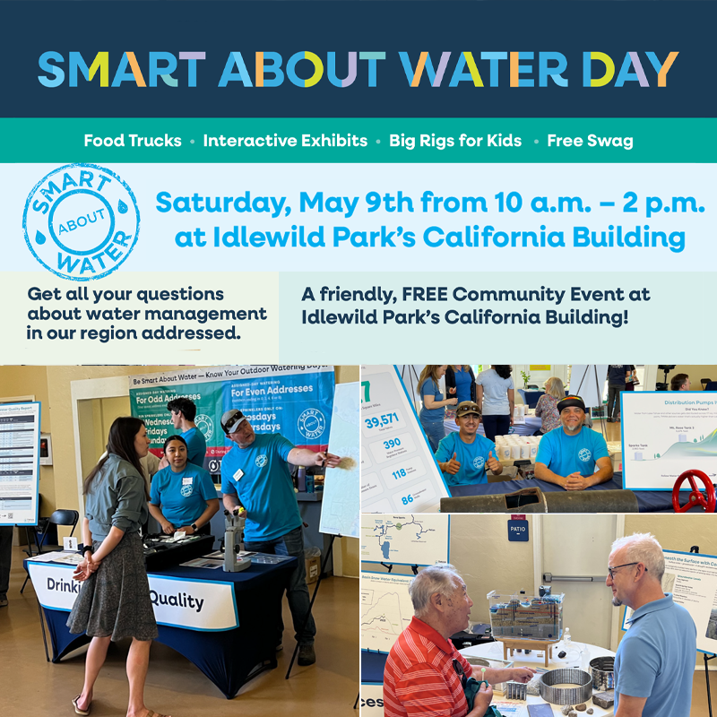 Smart About Water Day promo image.