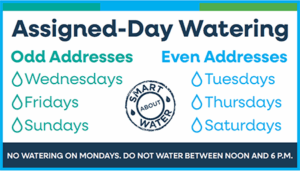 Assigned Day Watering Guide