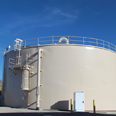 Image of TMWA water storage tank. 